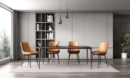 Show details for Lauren Black Dining Table  Picture of Lauren Black Dining Table