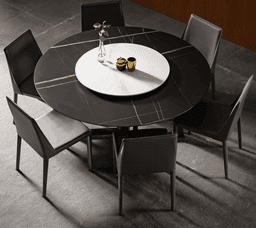 Show details for Sauroland Sintered Stone Dining Table BS-LSJ-11 Picture of Sauroland Sintered Stone Dining Table BS-LSJ-11