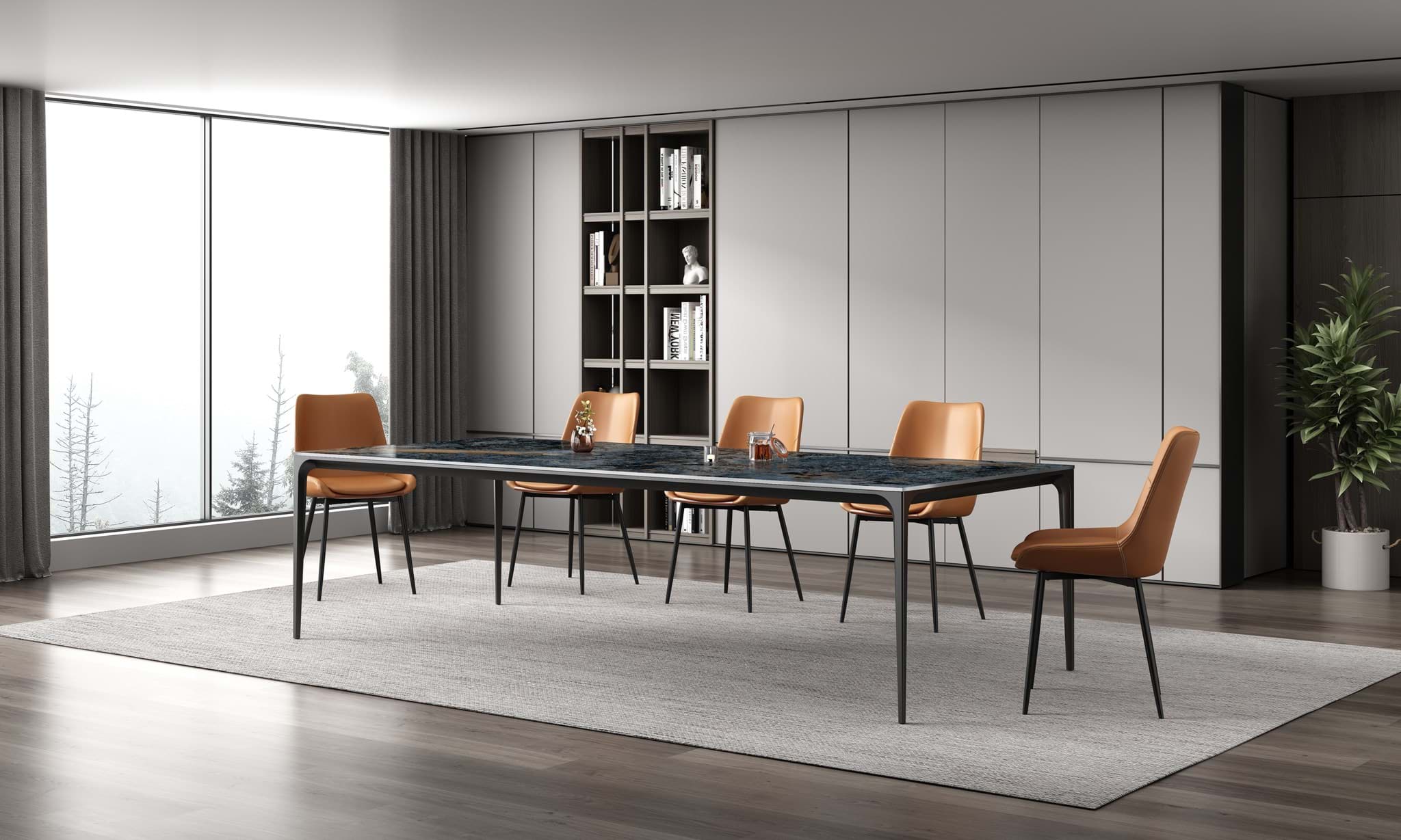 Picture of Norwegian Blue Dining Table