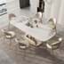 Picture of Ice Jade Sintered Stone Dining Table BS-JJ-181