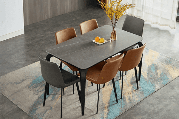 Picture of Amarni Grey Sintered Stone Dining Table BS-LSJ-02